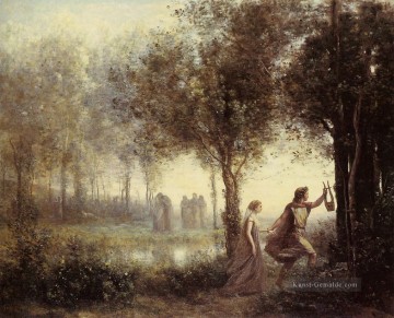 Orpheus Eurydike Führende aus der Unterwelt Jean Baptiste Camille Corot Ölgemälde